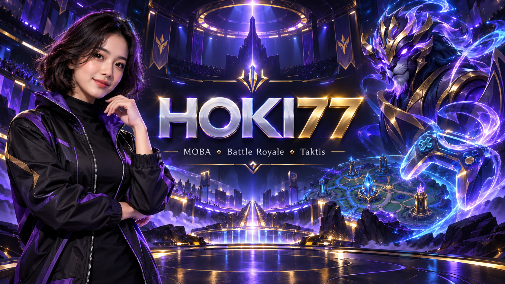 E-Sports HOKI77 — MOBA, Battle Royale, Taktis